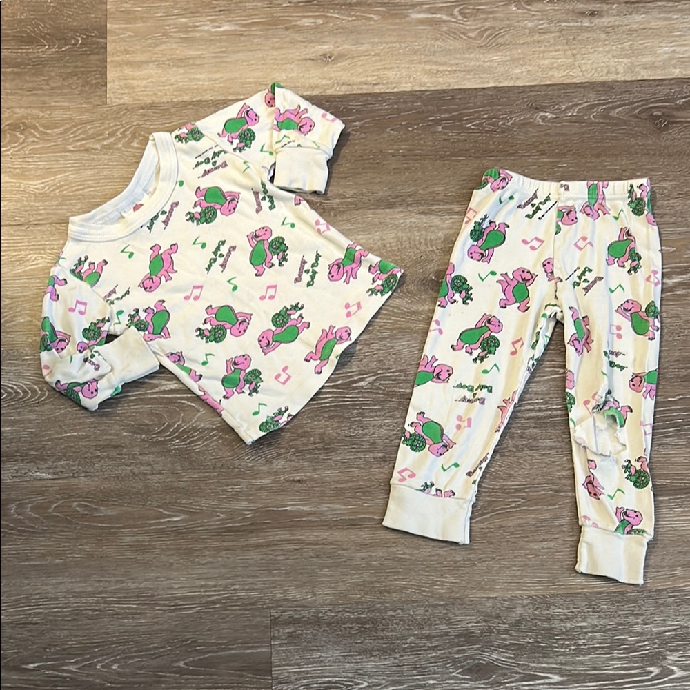Vtg Barney PJs